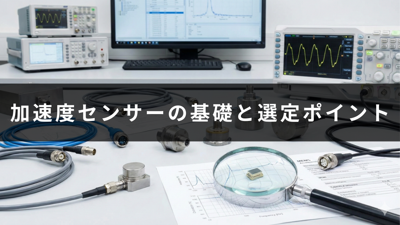 加速度センサー（ピックアップ）の基礎と選定ポイント | コラム